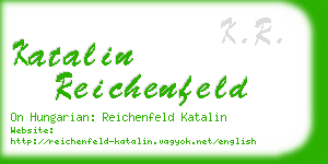 katalin reichenfeld business card